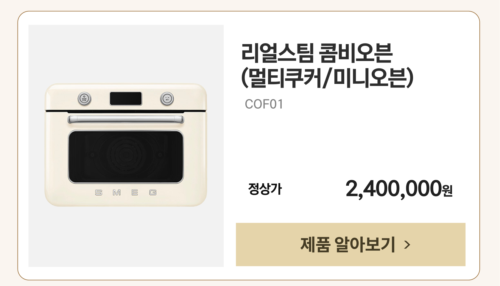 리얼스팀 콤비오븐